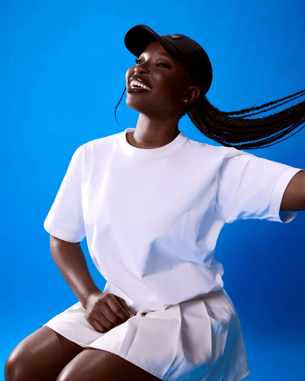 Black Waterproof Satin Lined Dad Hat