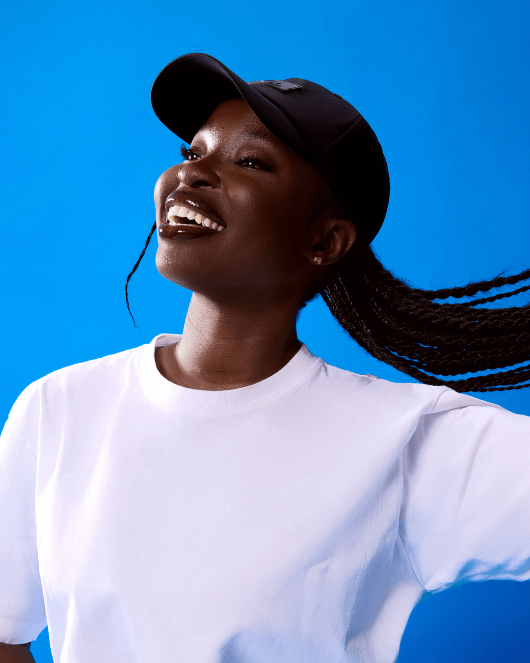 Black Waterproof Satin Lined Dad Hat