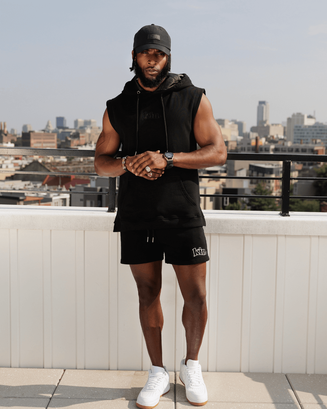 Black Waterproof Satin Lined Dad Hat